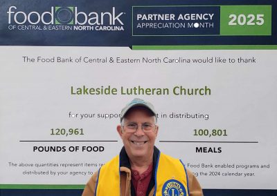 Lakeside Lutheran Church Food Pantry - Lake Gaston Lions Club