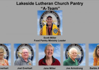 Lakeside Lutheran Church Food Pantry - Lake Gaston Lions Club